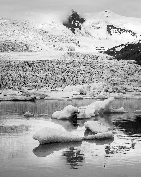 Fjallsarlon Glacier Lagoon BW 2363