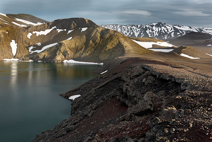 Crater Lake Iceland Color 1148