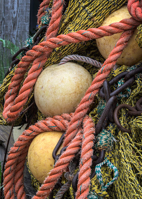 Fish Netting Husavik Iceland Color 3759