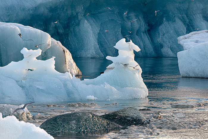 Jokulsarlon Glacier Lagoon Color 1958