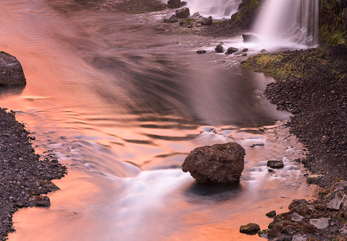 Sigoldufoss Waterfalls Iceland Color 1315