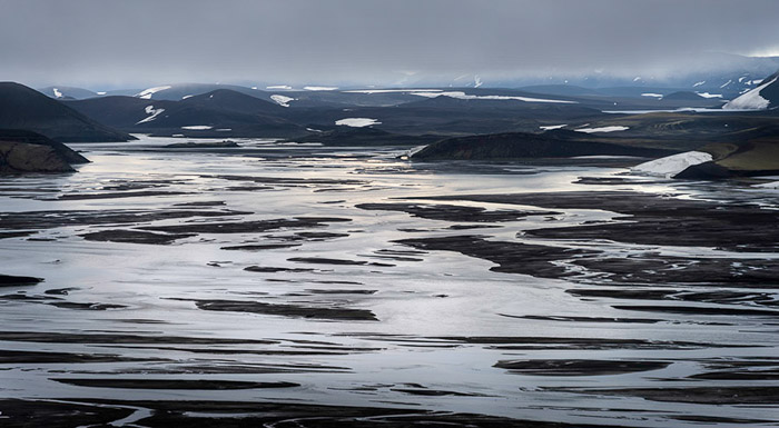 Svartikrokur Flood Plain Iceland Color 1495