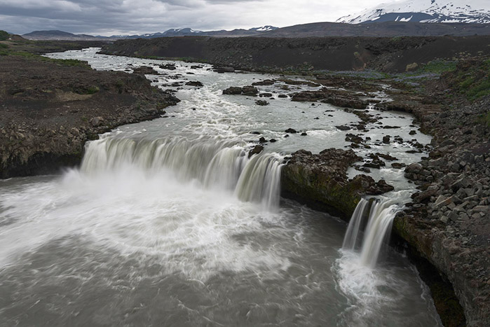 Thofafoss Waterfall Iceland Color 1538