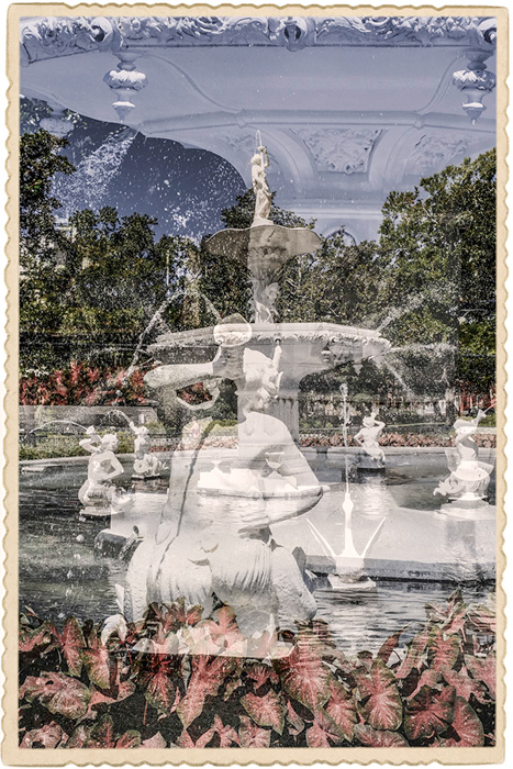 Savannah Forsyth Fountain 1117