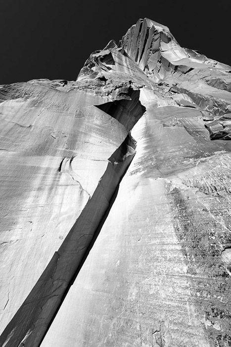 Canyonlands Rock Wall BW 1451