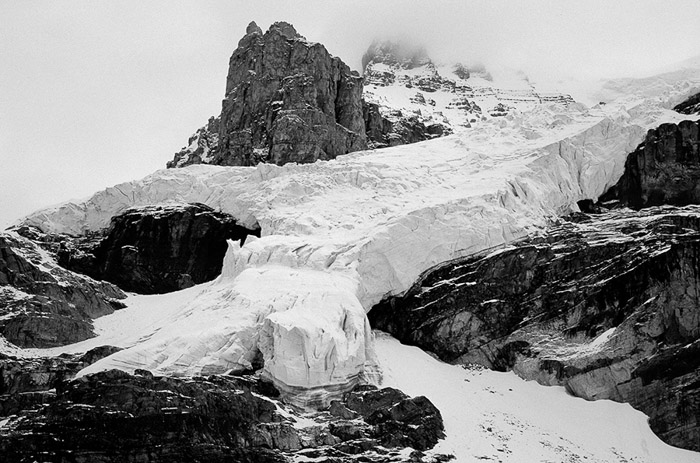 Glacier Bow Lake BW