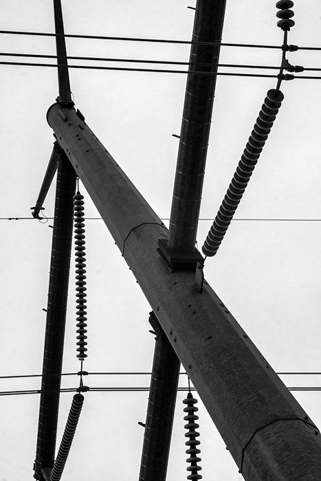Power Lines IR BW 0686