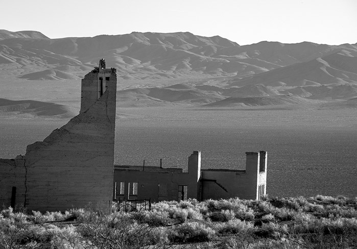Rhyolite Building BW 2653