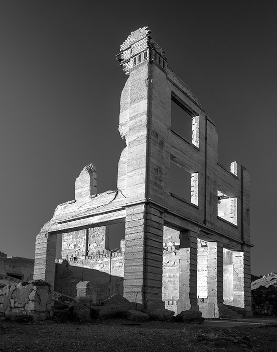 Rhyolite Building BW 2668
