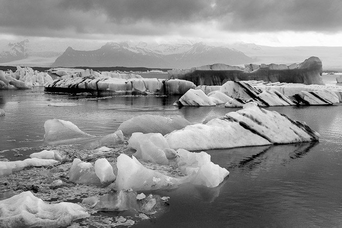 Jokulsarlon Glacier Lagoon BW 2045