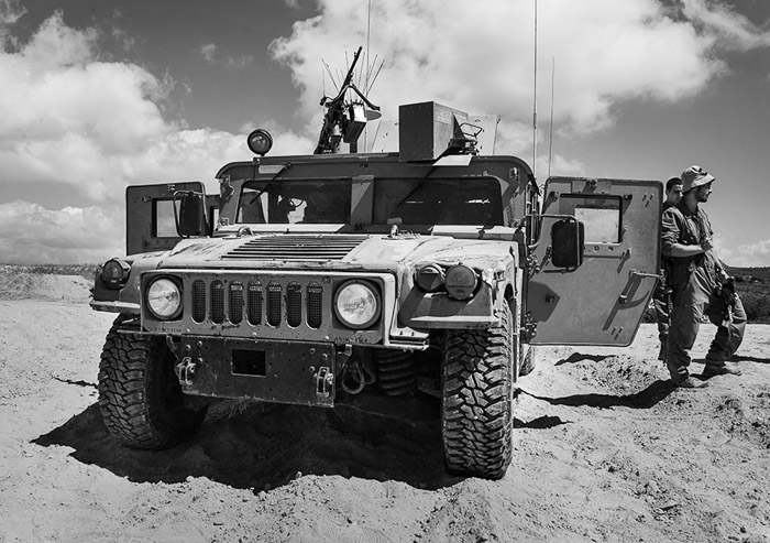 Lebanon Border Jeep & Soldiers 0922