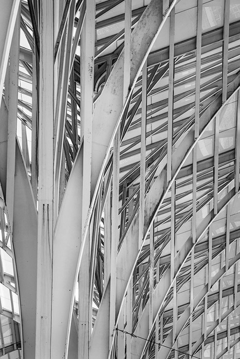 Lisbon Train Station BW 8599