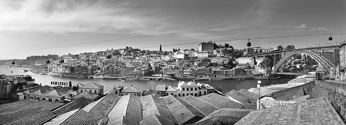 Porto Panorama BW 8986-8999
