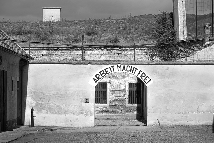 Terezin Concentration Camp BW 0414
