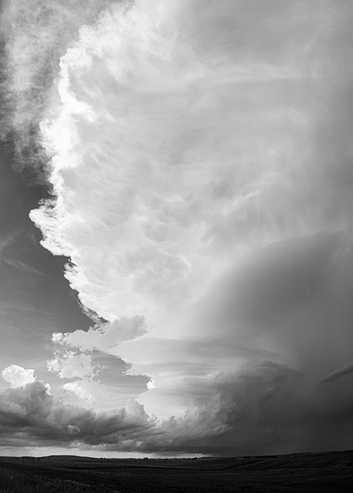 Storm Chasing BW 3973