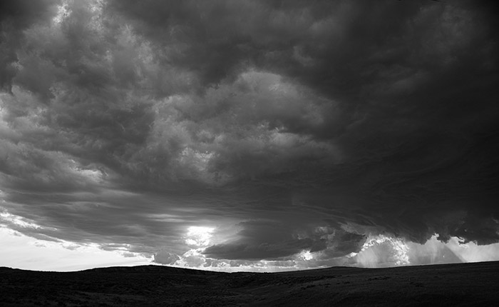 Storm Chasing BW 4354