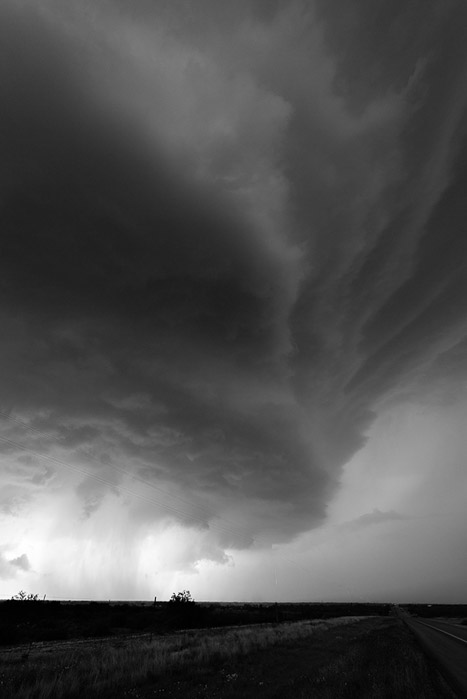 Storm Chasing BW 5258