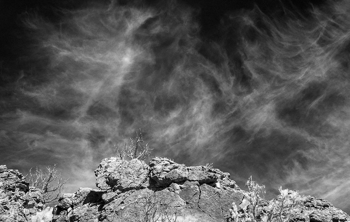 Lower Monument Canyon IR BW 0860