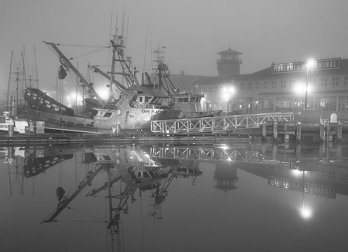 Fisherman's Terminal Blue Fog BW 0142