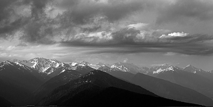 Olympic Mountains BW 4119