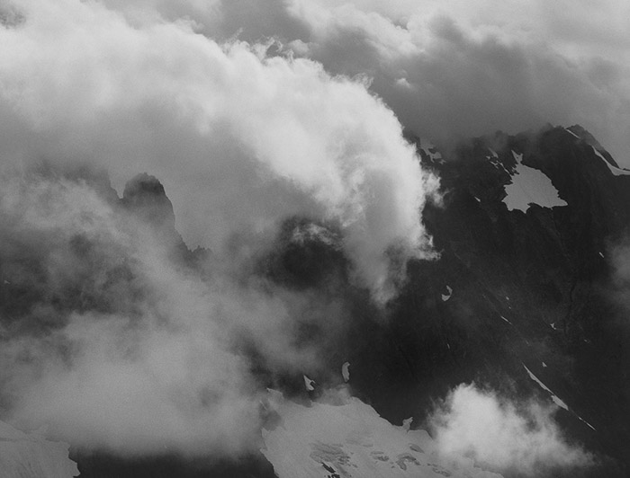 Sahalee Arm View & Clouds 2 BW