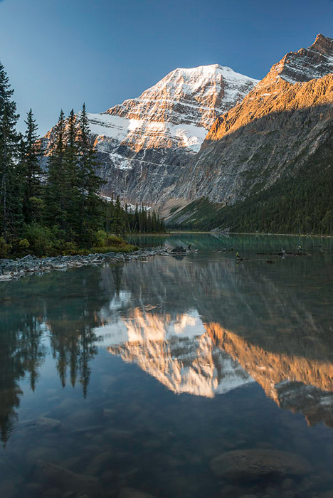 Mt Edith Cavell Sunrise Color 2570