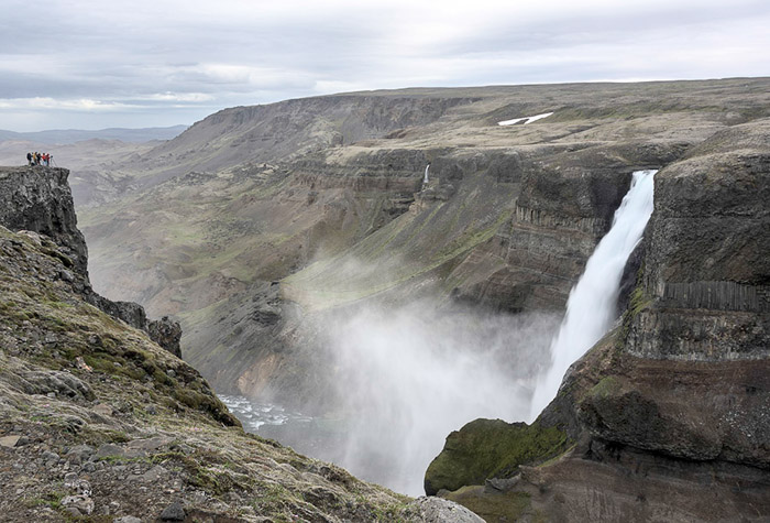 Haifoss Waterfall Iceland Color 1340