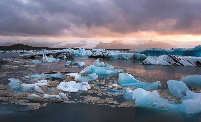 Jokulsarlon Glacier Lagoon Iceland Color 2041