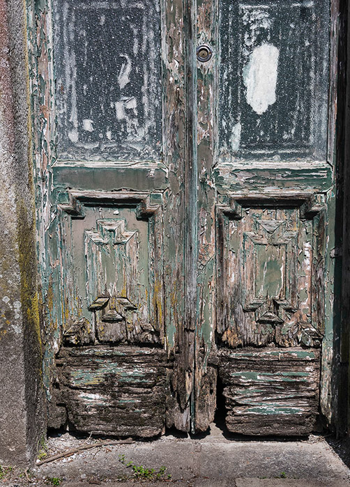 Old Corroded Door Porto Color 8919