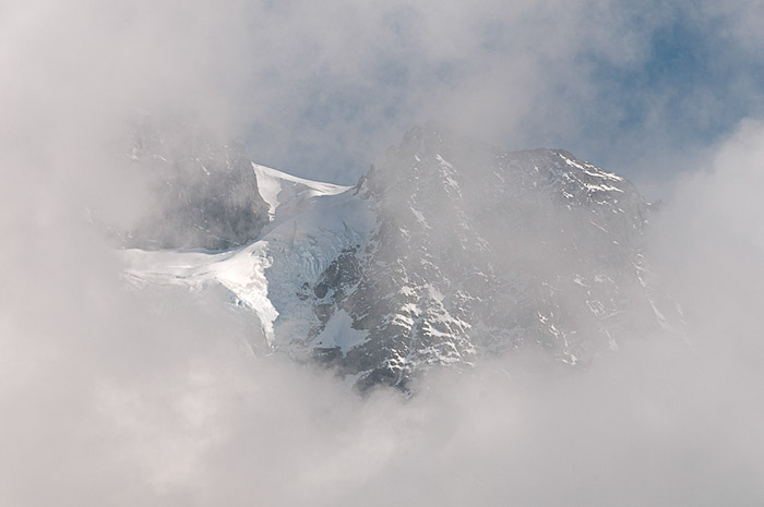 Mt Shuksan In Clouds Color 2276